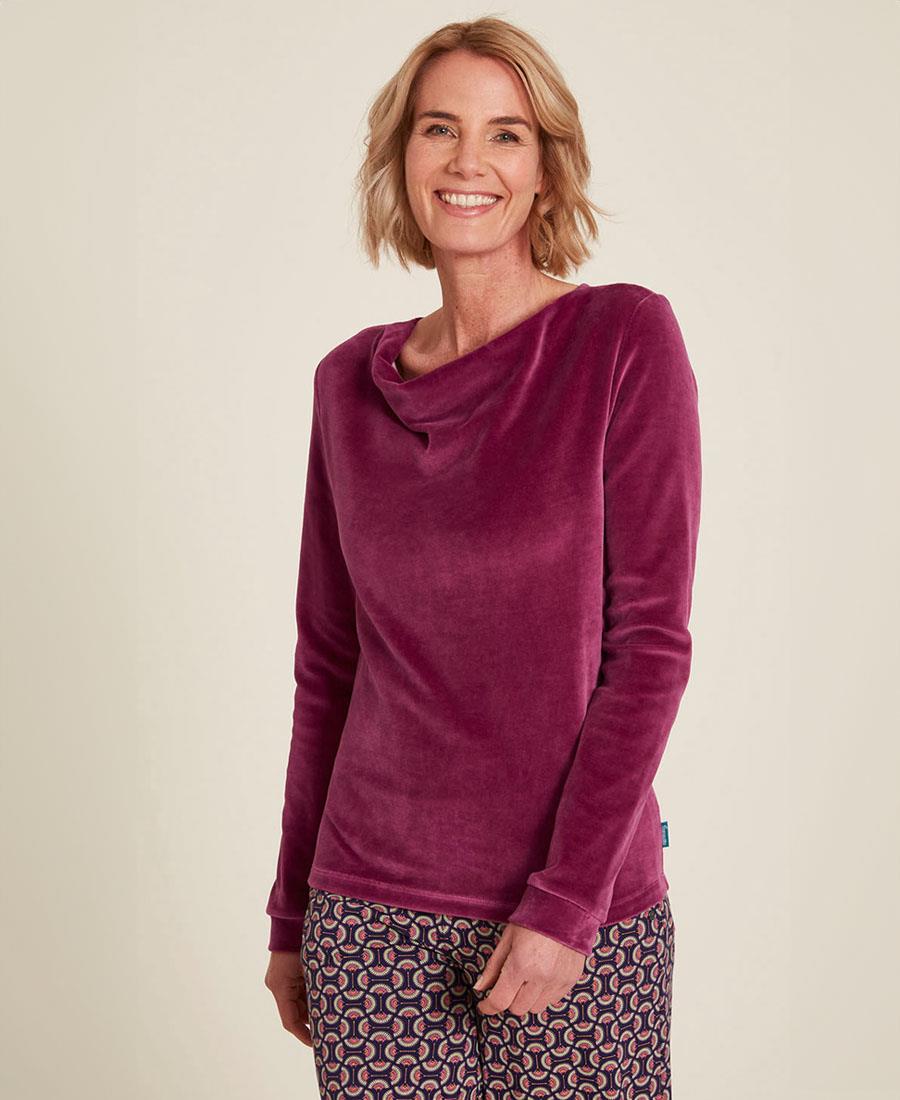 Nicki-Shirt aus Bio-Baumwolle «W24C30», Tranquillo – Bild 4